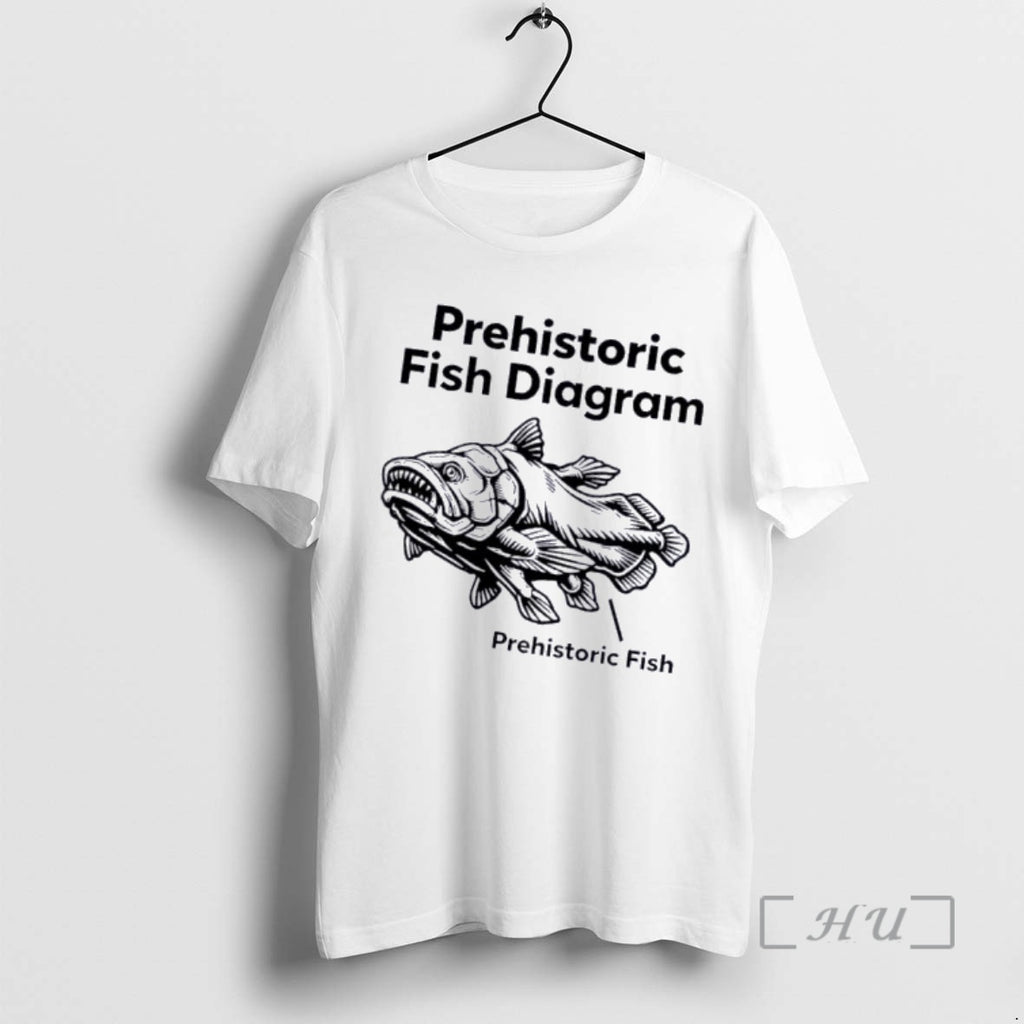 Officials Prehistoric Fish Diagram T-Shirts, Hoodie, Sweatshirt | PrintMintTees.com
