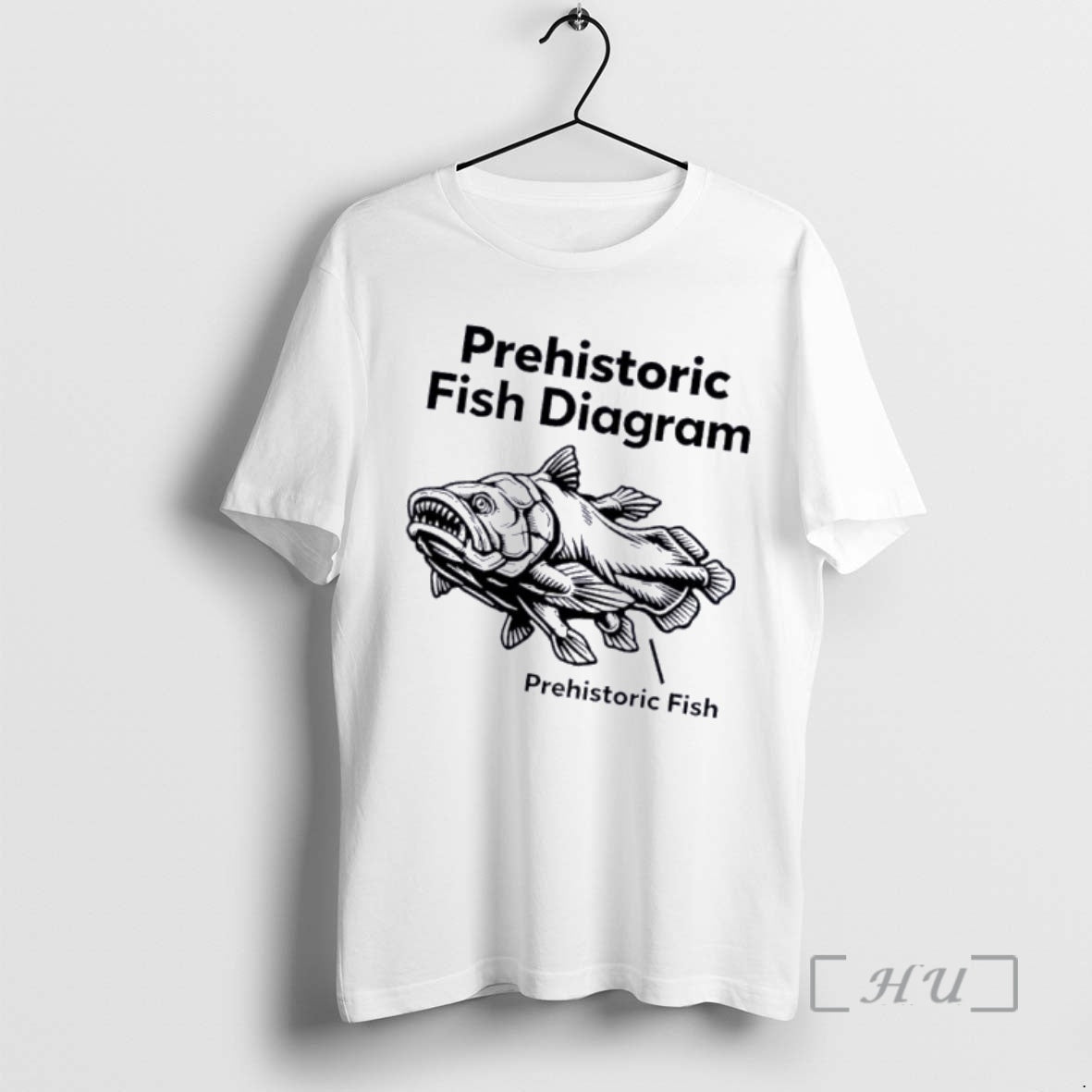 Officials Prehistoric Fish Diagram T-Shirts, Hoodie, Sweatshirt | PrintMintTees.com
