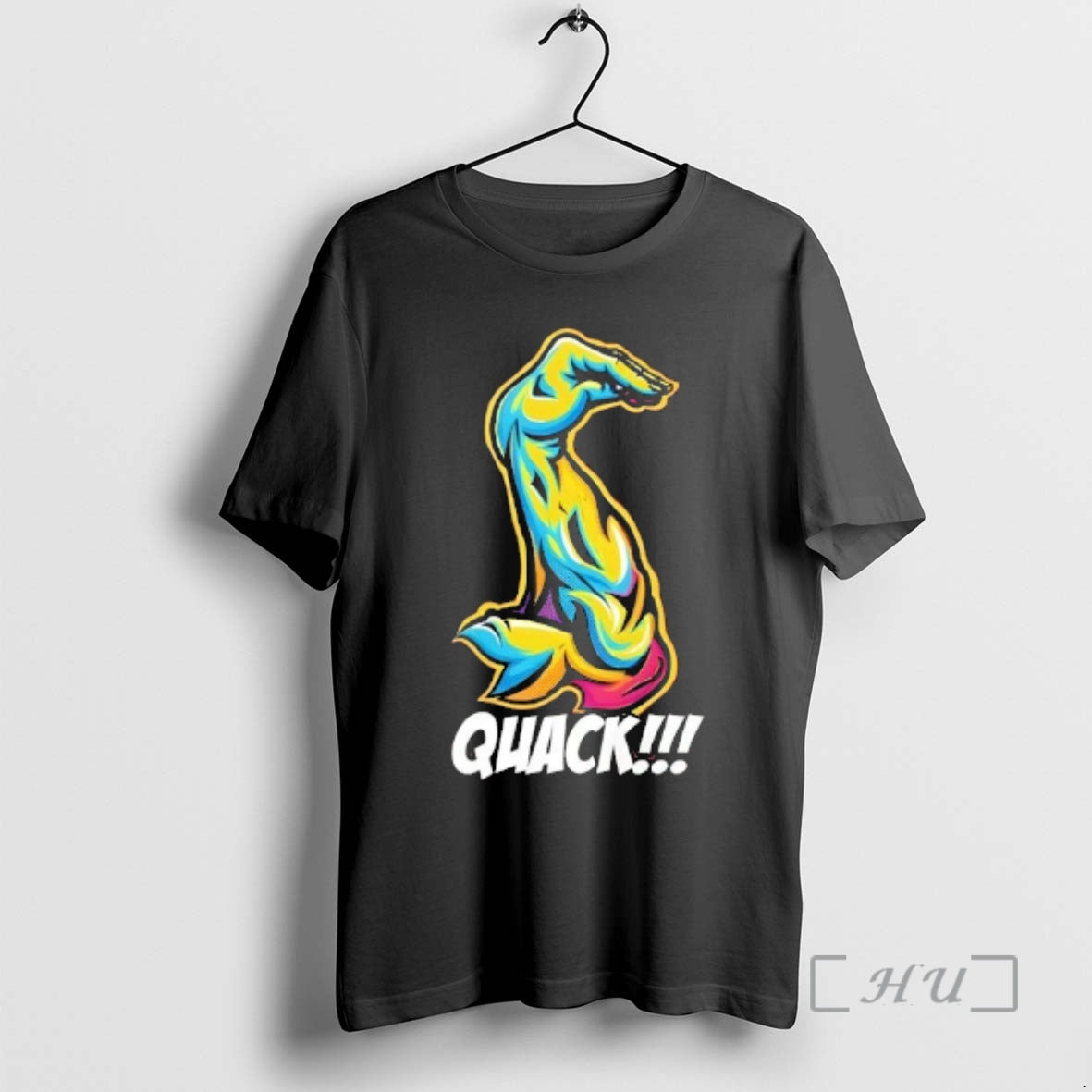 Officials Quack Muscle Optical Illusion Graphic T-Shirts, Hoodie, Sweatshirt | PrintMintTees.com