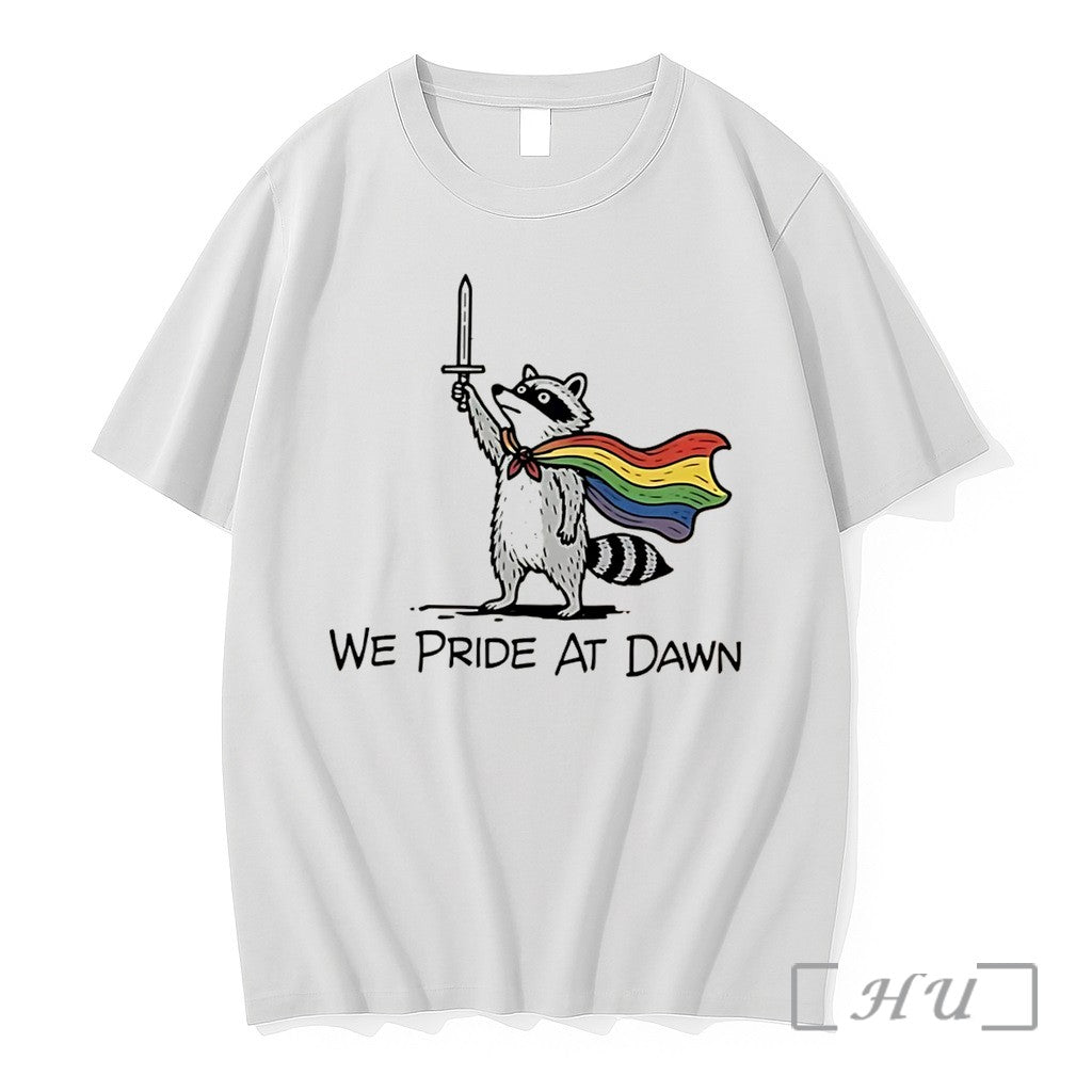 Officials Raccoon We Pride At Dawn Tee Premium T Shirts Sweater Hoodie Jpg
