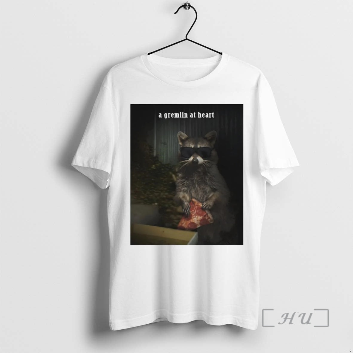 Officials Raccoon Eating Pizza A Gremlin At Heart T-Shirts, Hoodie, Sweatshirt | PrintMintTees.com