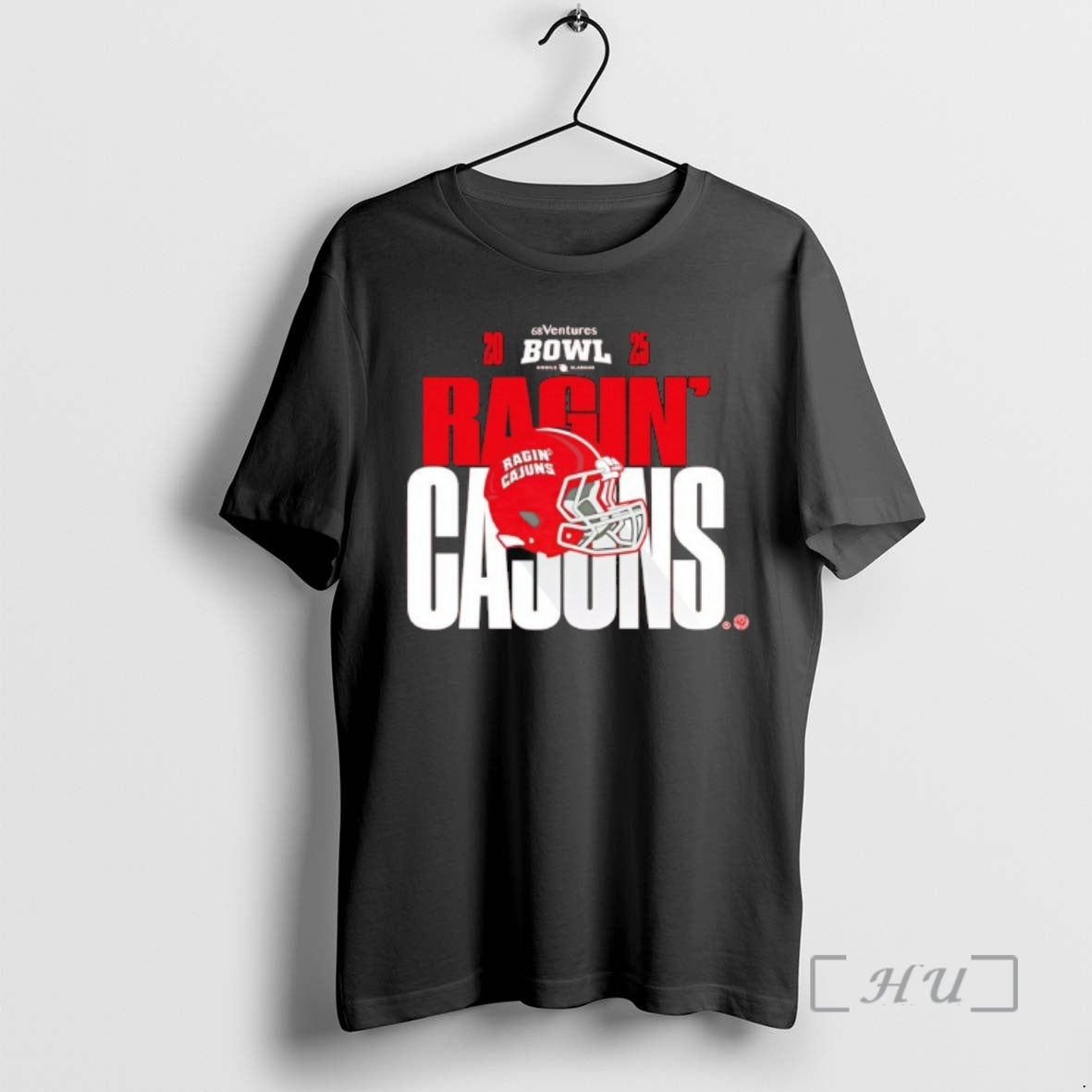 Officials Ragin Cajuns 2025 68 Ventures Bowl Helmet T-Shirts, Hoodie, Sweatshirt | PrintMintTees.com