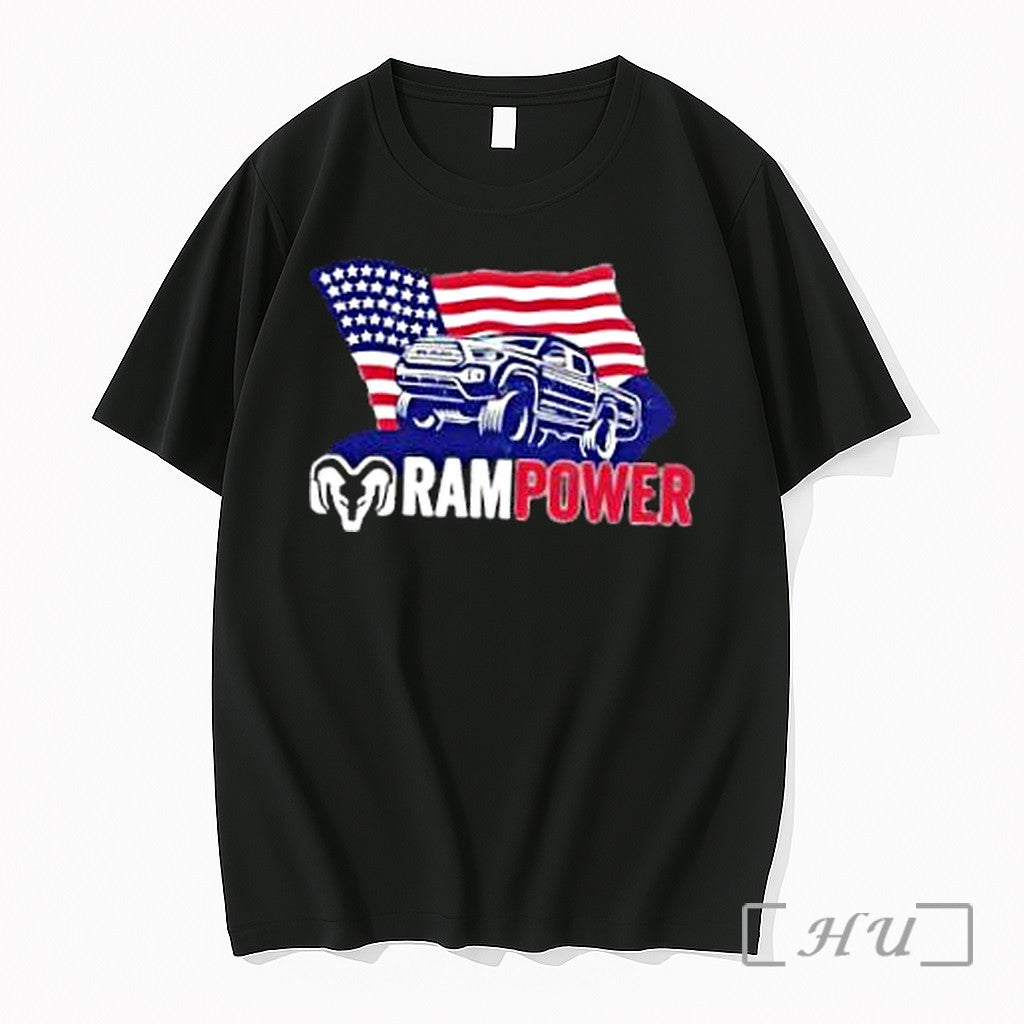 Officials Ram Power Ram Pickup Truck American Flag