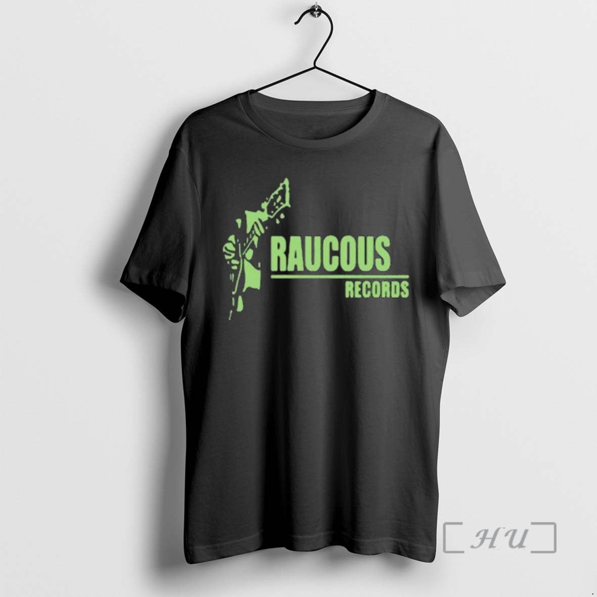 Officials Raucous Records Guitar Logo 2025 T-Shirts, Hoodie, Sweatshirt | PrintMintTees.com