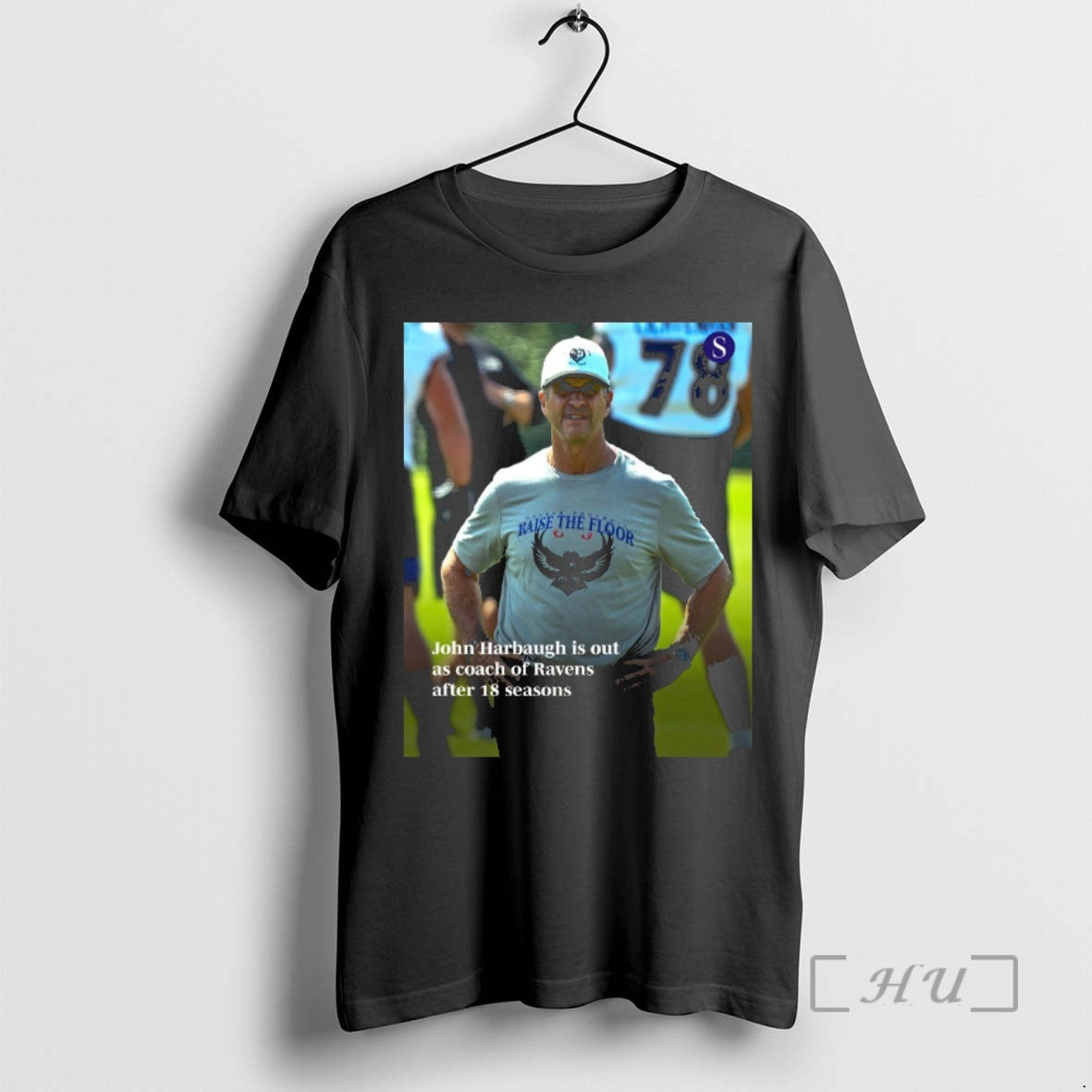 Officials Ravens John Harbaugh Is Out As Coach Of Ravens After 18 Seasons Premium T-Shirts, Hoodie, Sweatshirt