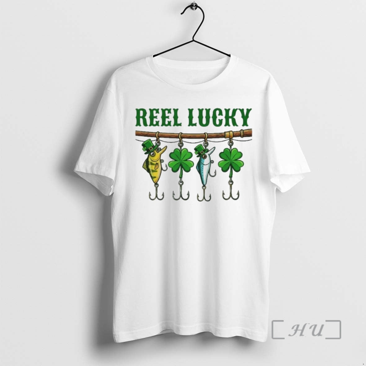 Officials Reel Lucky St Patricks Day Fishing T-Shirts, Hoodie, Sweatshirt | PrintMintTees.com