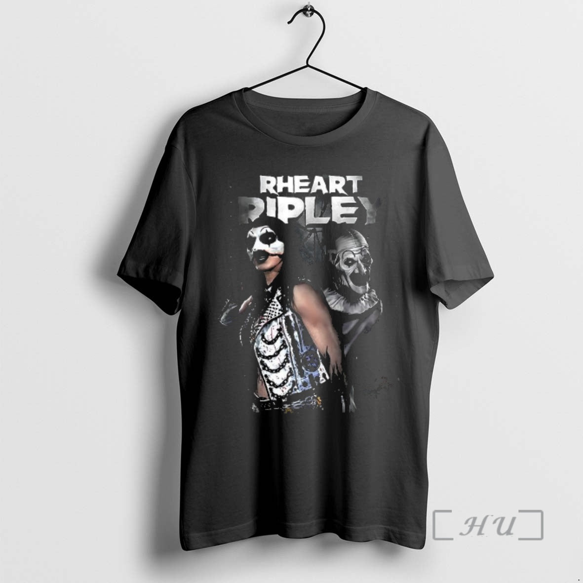 Officials Rhea Ripley And Terrifier Mask T-Shirts, Hoodie, Sweatshirt | PrintMintTees.com