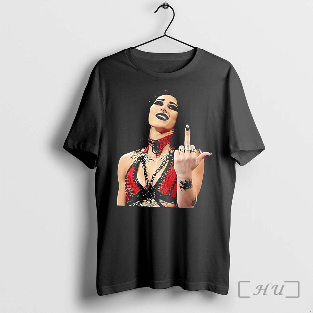 Officials Rhea Ripley Middle Finger Tee Premium T Shirts Sweater Hoodie Jpg