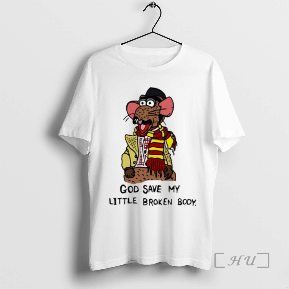 Officials Rizzo The Rat God Save My Little Broken Body T-Shirts, Hoodie, Sweatshirt | PrintMintTees.com