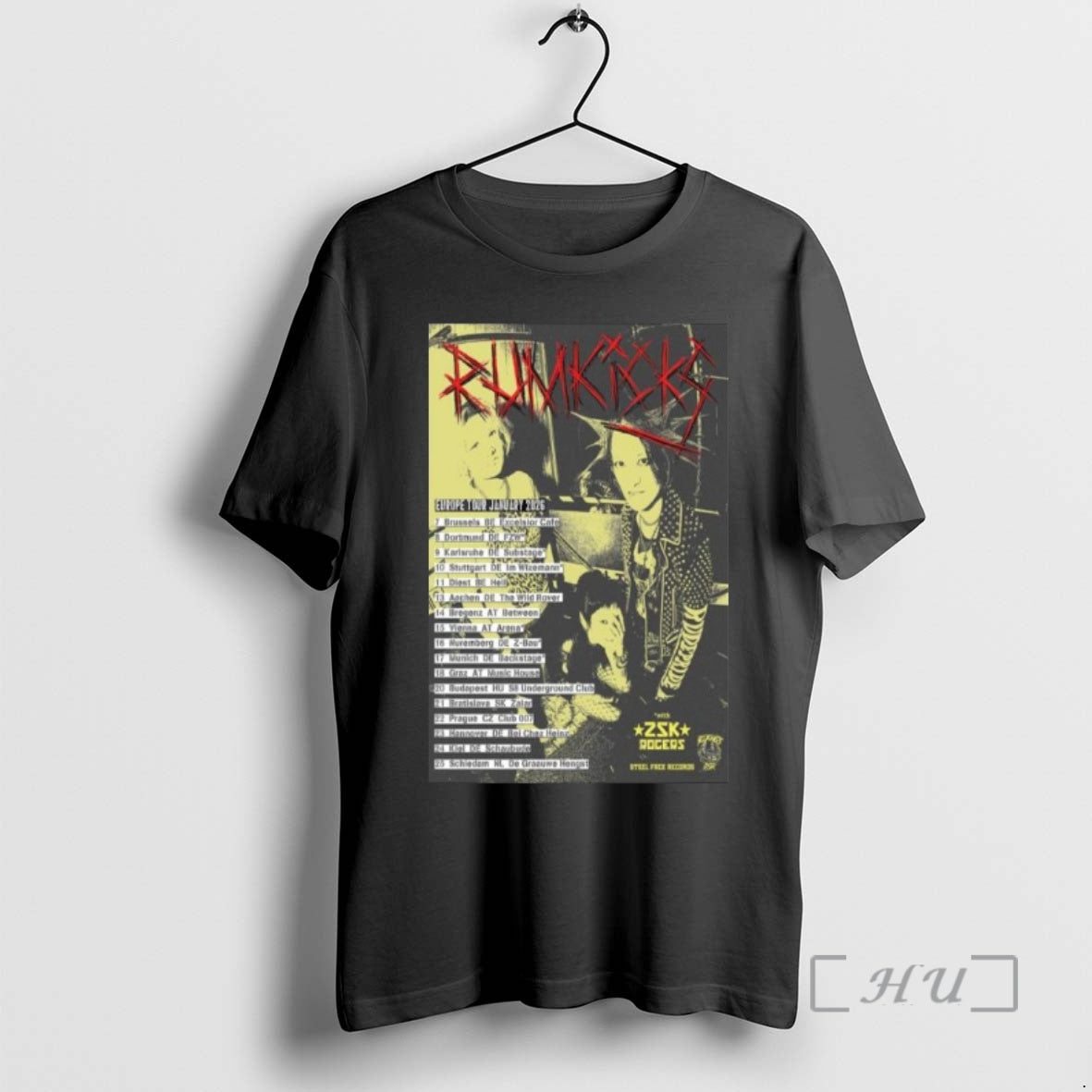 Officials Rumkicks Europe Tour January 2026 T-Shirts, Hoodie, Sweatshirt | PrintMintTees.com
