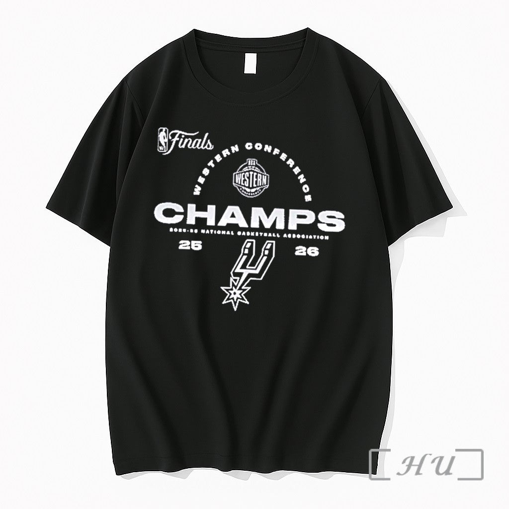 Officials San Antonio Spurs 2025 26 Nba Western Conference Champions Tee Premium T Shirts Sweater