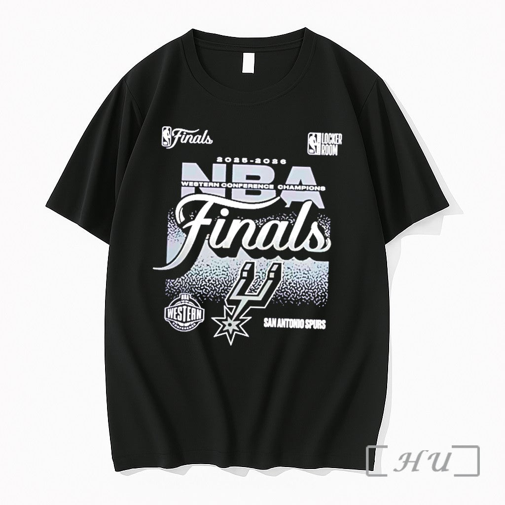 Officials San Antonio Spurs 2026 Nba Western Conference Champions Locker Room Tee Premium T Shirts