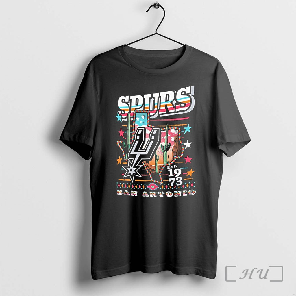 Officials San Antonio Spurs Basketball Est 1973 Desert Graphic