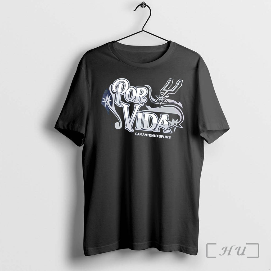 Officials San Antonio Spurs Por Vida Half Court Offense Tee