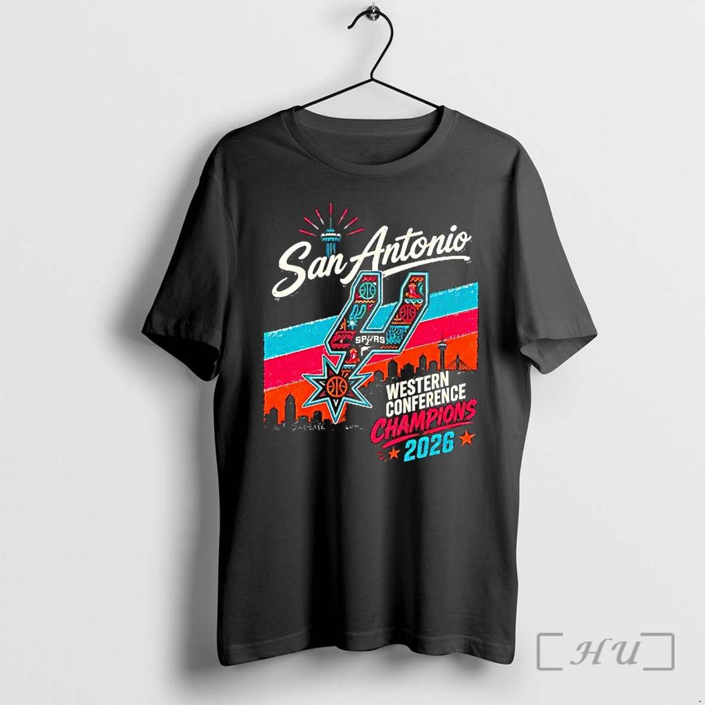 Officials San Antonio Spurs Western Conference Champions 2026 Basketball