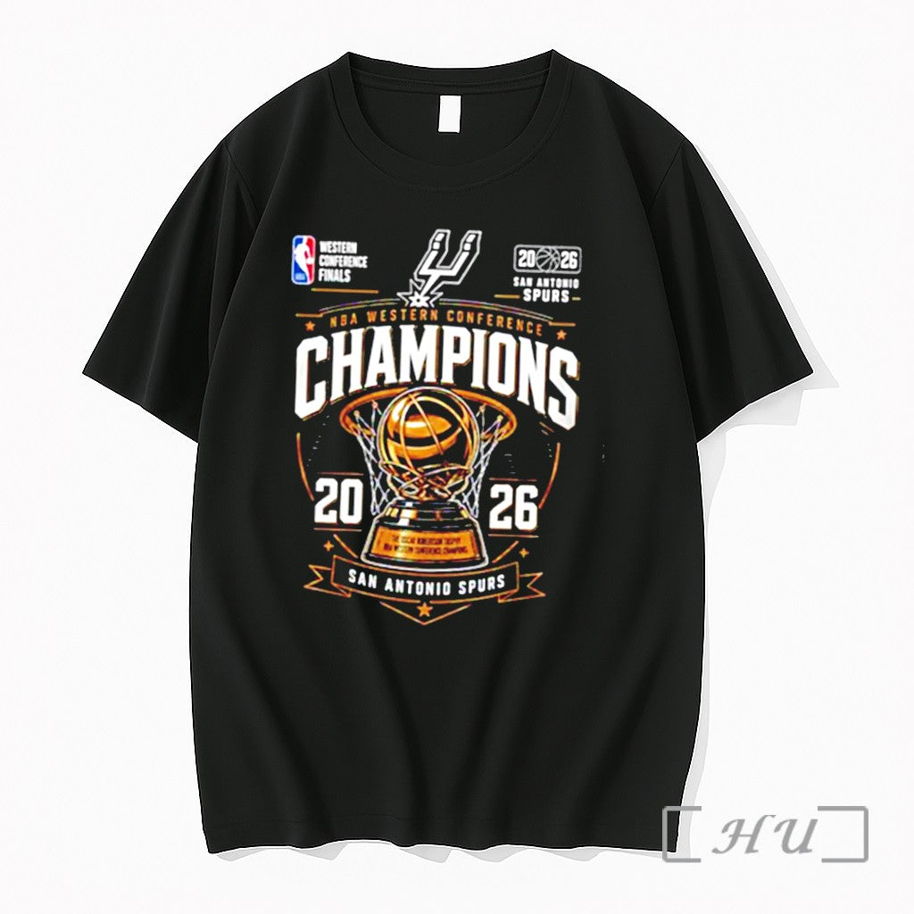 Officials San Antonio Spurs Western Conference Champions 2026 Trophy Vintage Tee Premium T Shirts Sweater