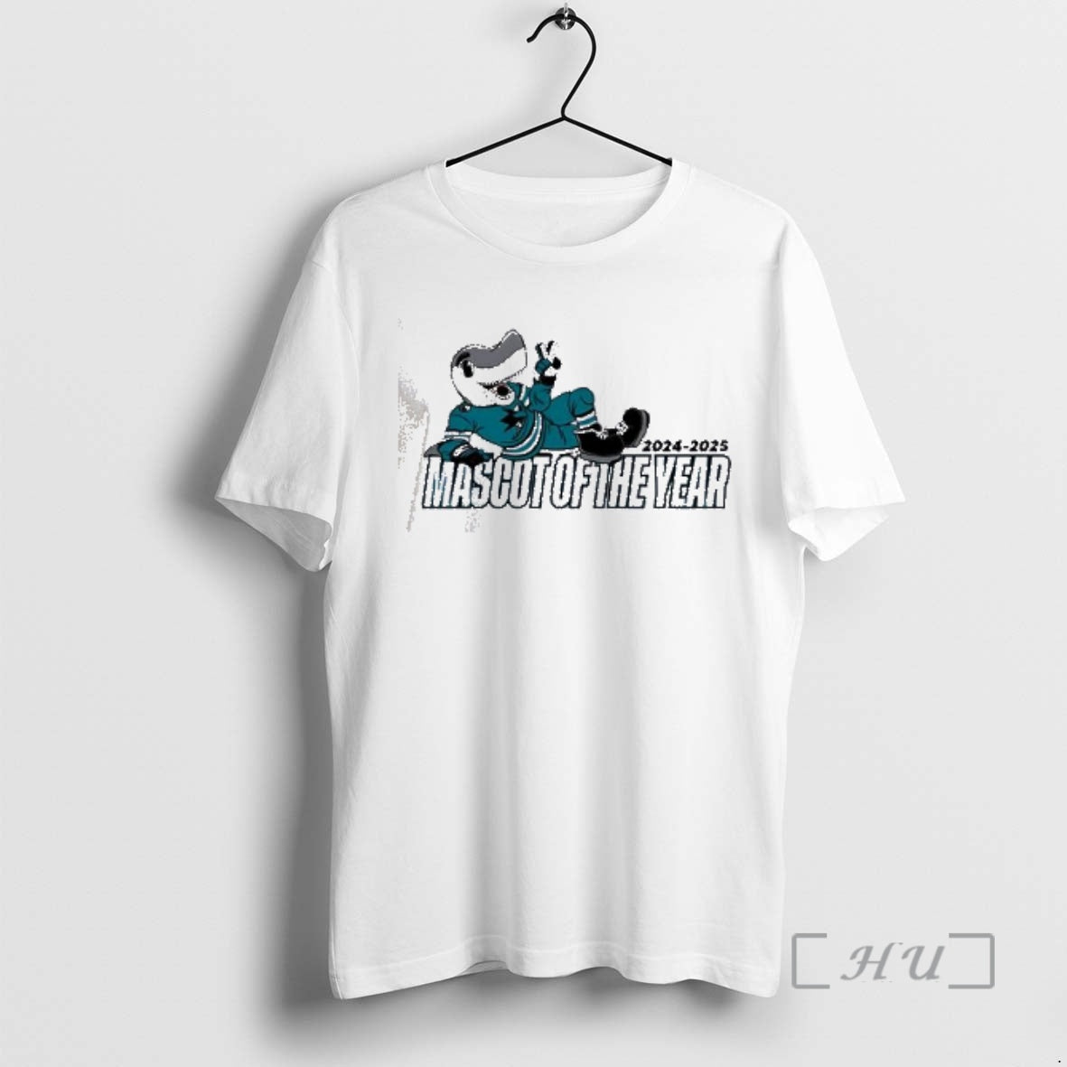 Officials San Jose Sharks 2025 Mascot Of The Year Sharkie T-Shirts, Hoodie, Sweatshirt | PrintMintTees.com