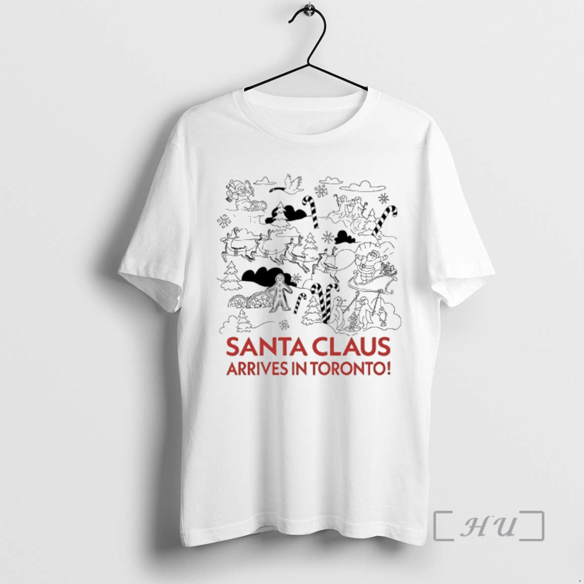 Officials Santa Claus Arrives In Toronto T-Shirts, Hoodie, Sweatshirt | PrintMintTees.com
