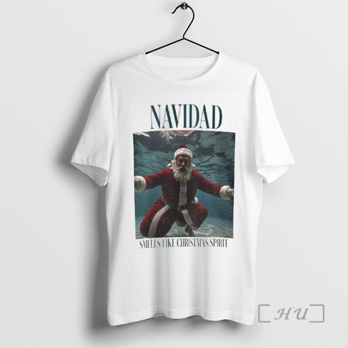 Officials Santa Claus Navidad Smells Like Spirit Merry T-Shirts, Hoodie, Sweatshirt