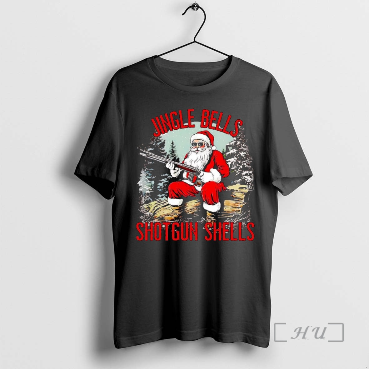 Officials Santa Jingle Bells Shotgun Shells Christmas T-Shirts, Hoodie, Sweatshirt | PrintMintTees.com