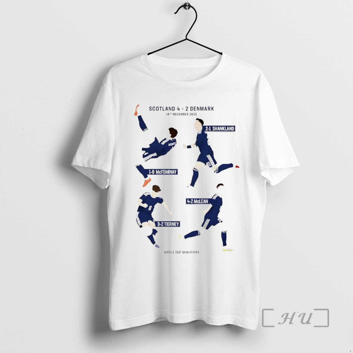 Officials Scotland 4 2 Denmark World Cup Qualifiers T-Shirts, Hoodie, Sweatshirt | PrintMintTees.com