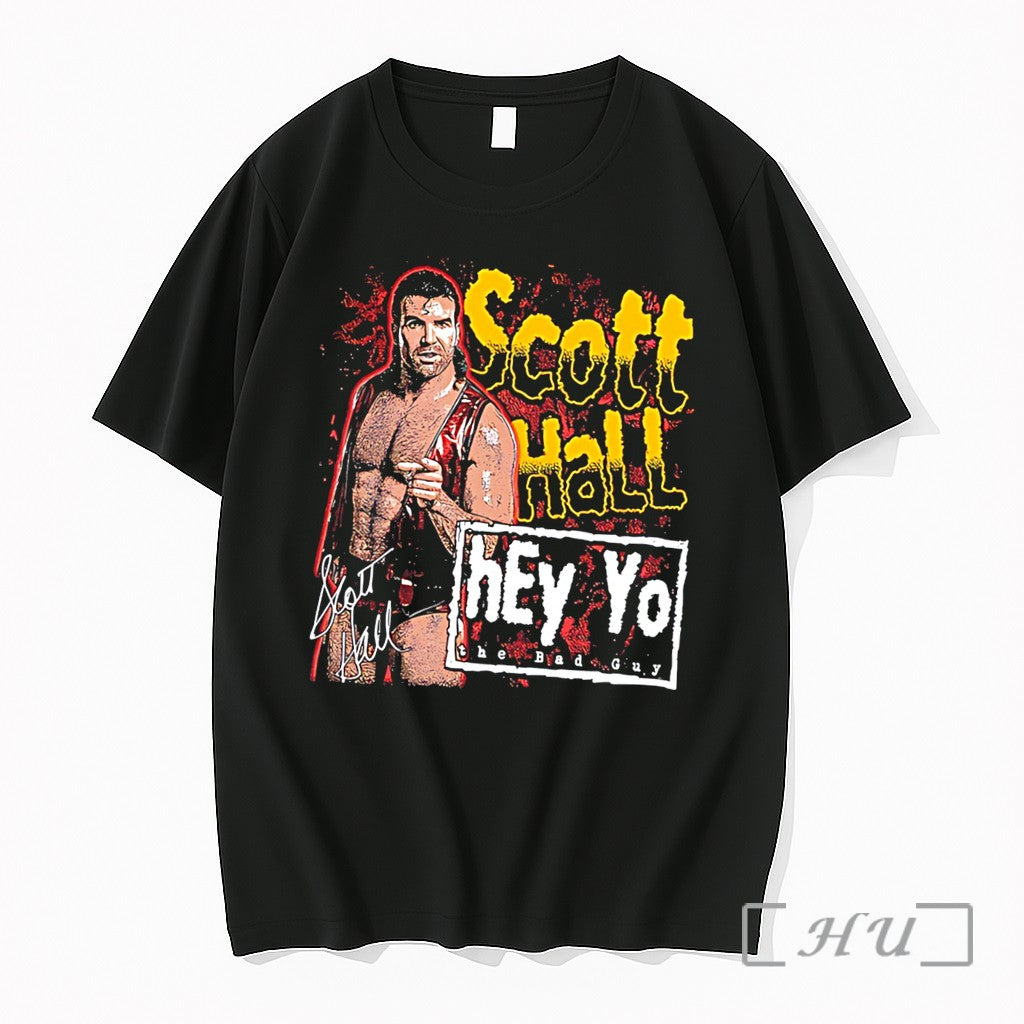 Officials Scott Hall Hey Yo The Bad Guy Signature Tee