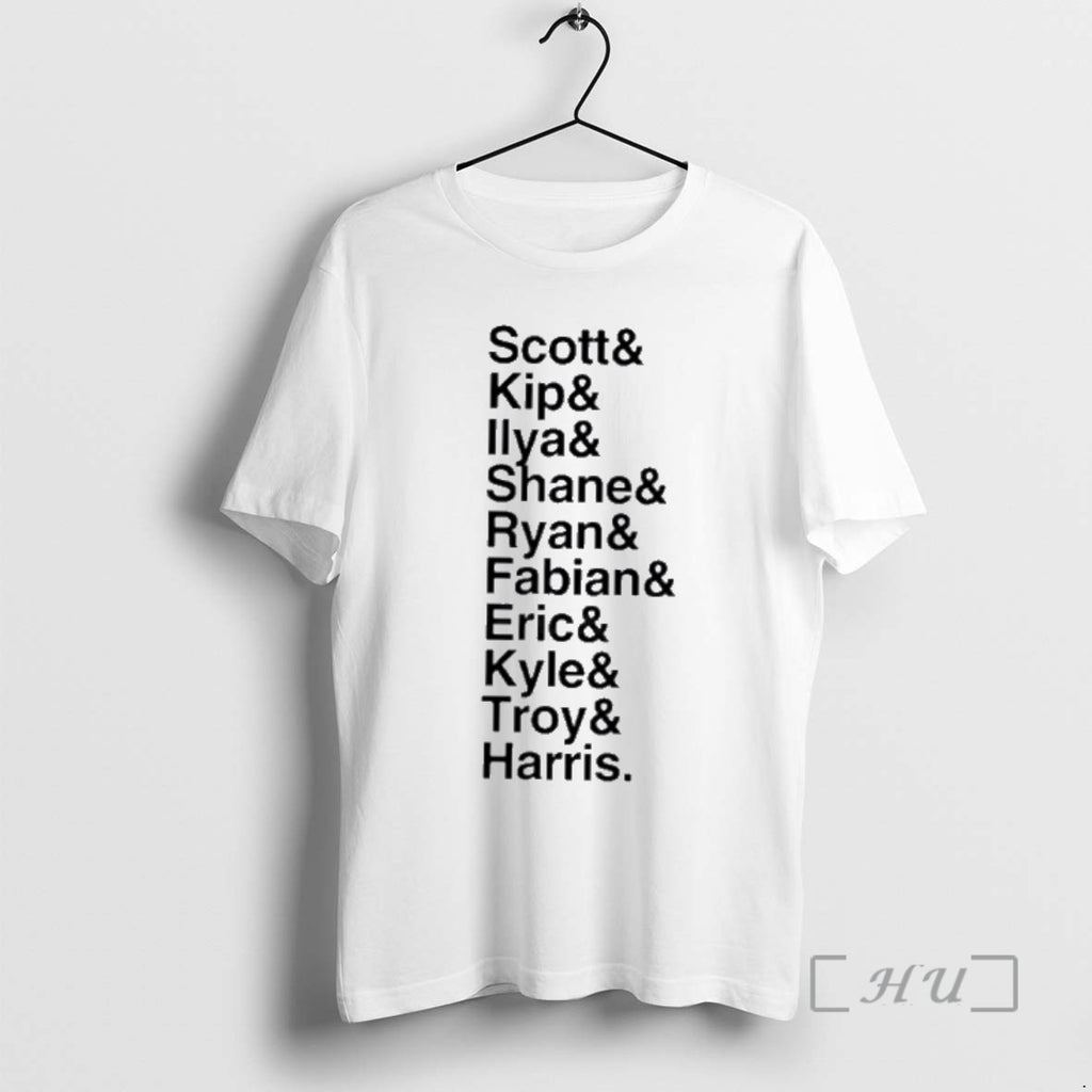 Officials Scott Kip Ilya Shane Ryan Fabian Eric Kyle Troy Harris T-Shirts, Hoodie, Sweatshirt