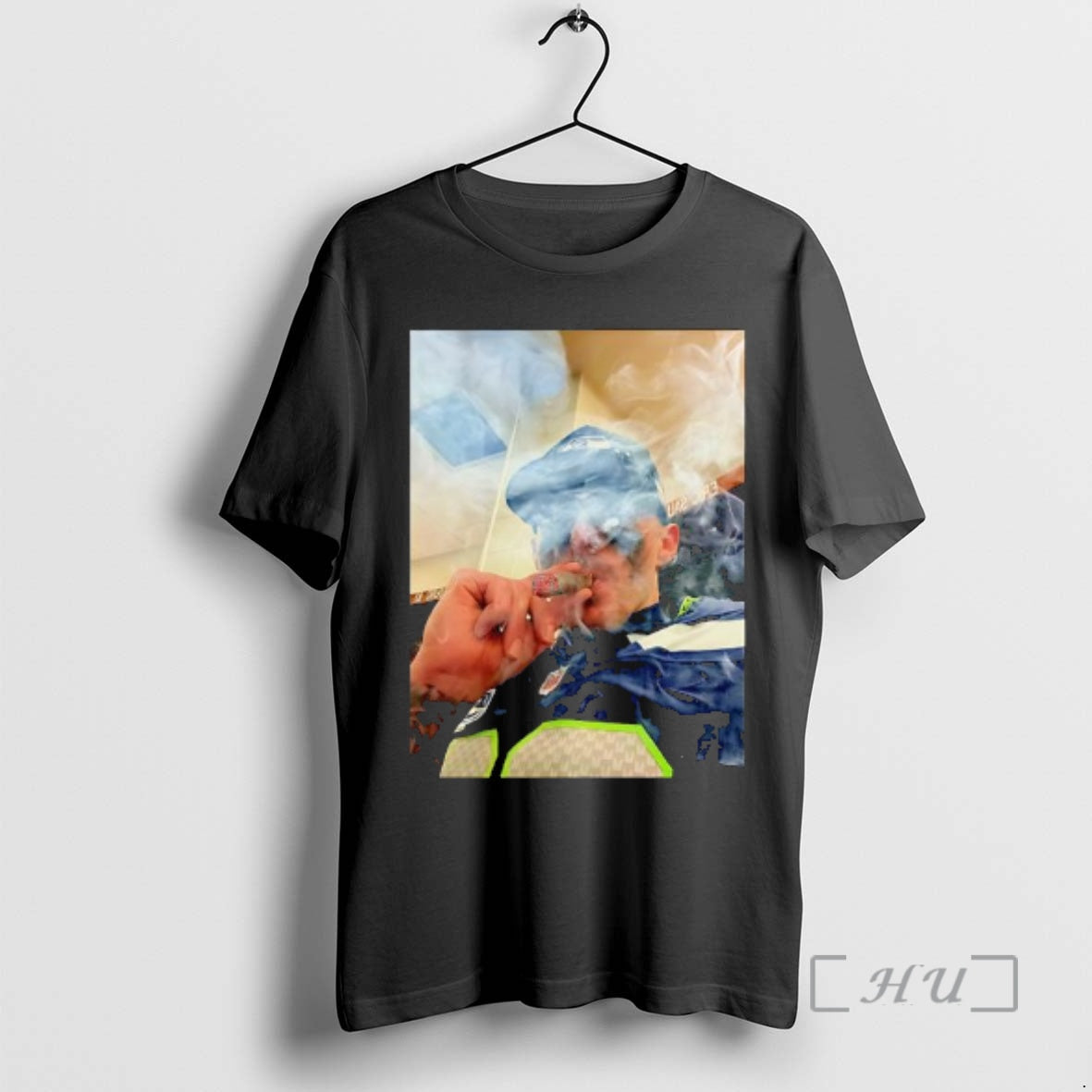 Officials Seahawks Eric Saubert Smoking Ciga Graphic T-Shirts, Hoodie, Sweatshirt | PrintMintTees.com
