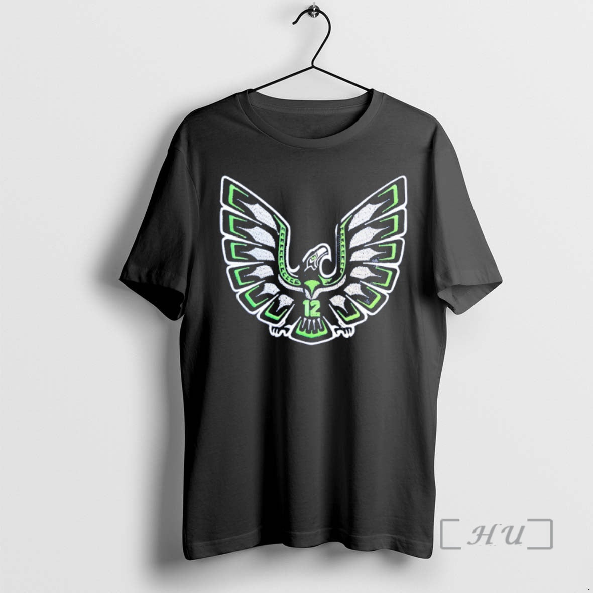 Officials Seattle Tribal Hawk 12th Man Logo T-Shirts, Hoodie, Sweatshirt | PrintMintTees.com