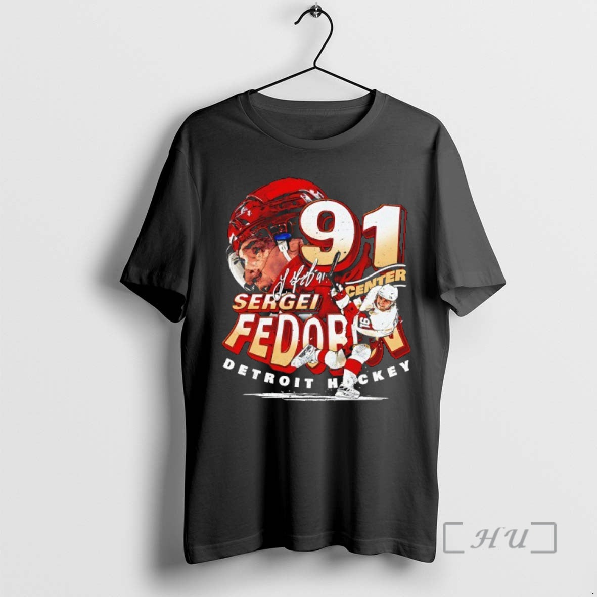 Officials Sergei Fedorov 91 Detroit Red Wings Hockey Player Name T-Shirts, Hoodie, Sweatshirt