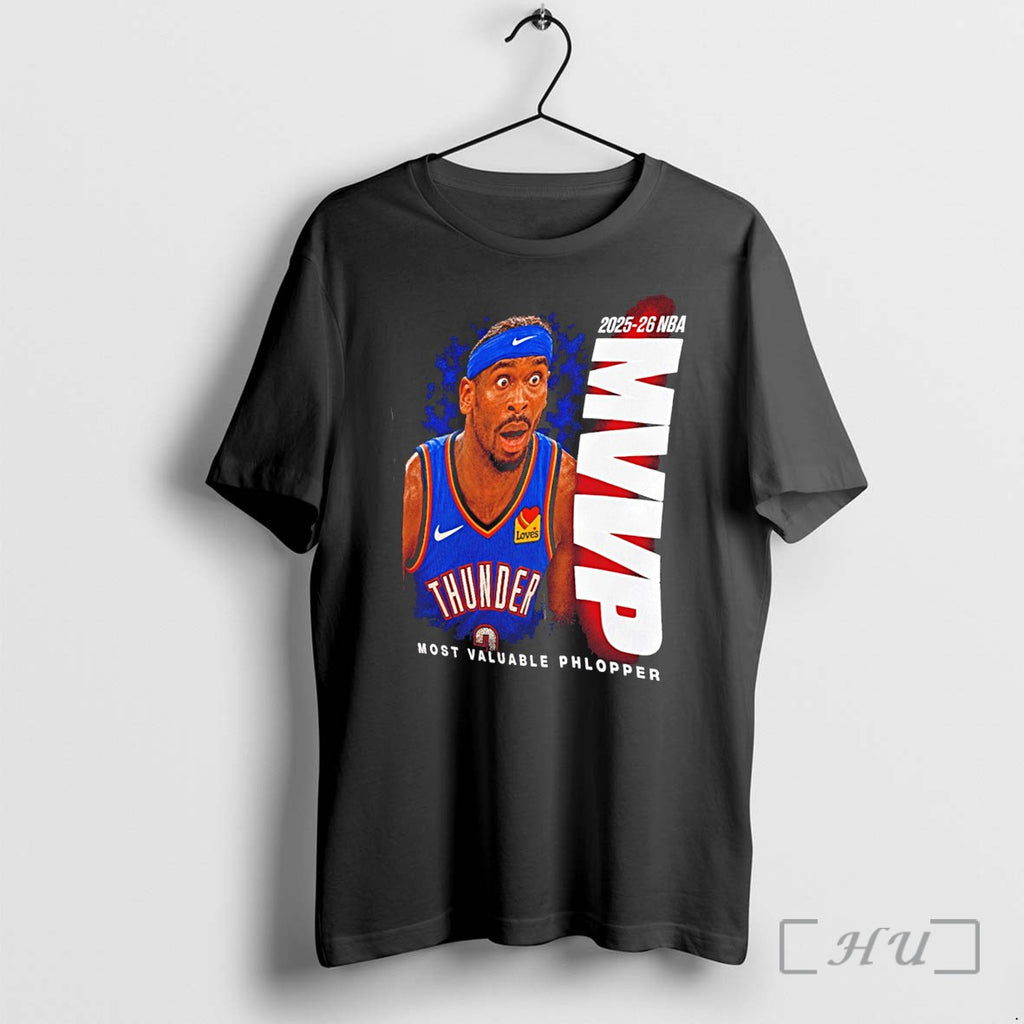 Officials Shai Gilgeous Alexander Thunder Most Valuable Phlopper Tee
