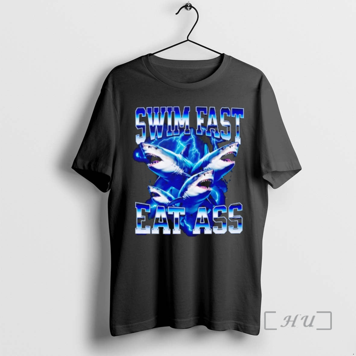 Officials Shark Swim Fast Eat Ass T-Shirts, Hoodie, Sweatshirt | PrintMintTees.com