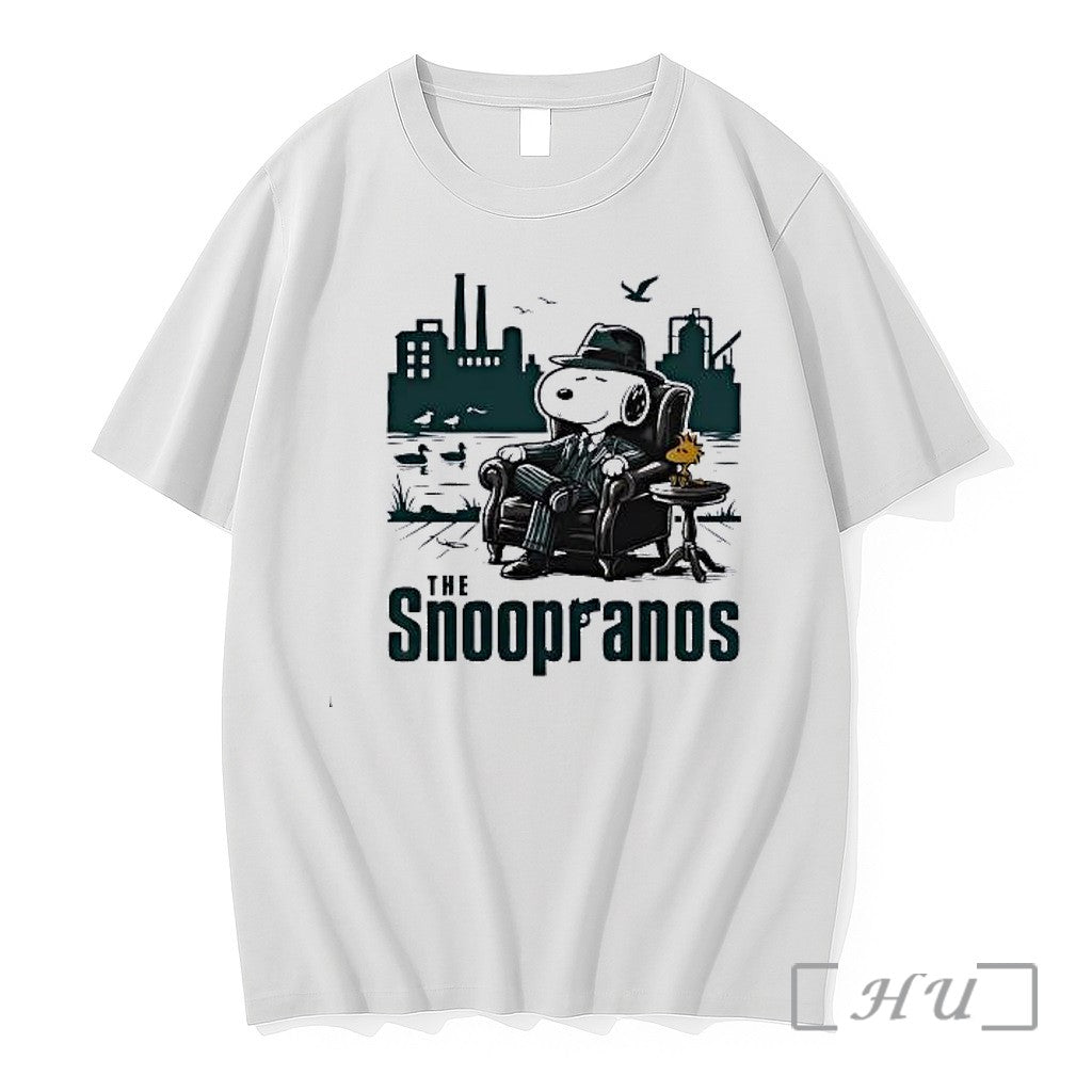 Officials Snoopy Woodstock The Sopranos Peanuts Mafia Gangster Ducks The Snoopranos Premium T Shirts Sweater