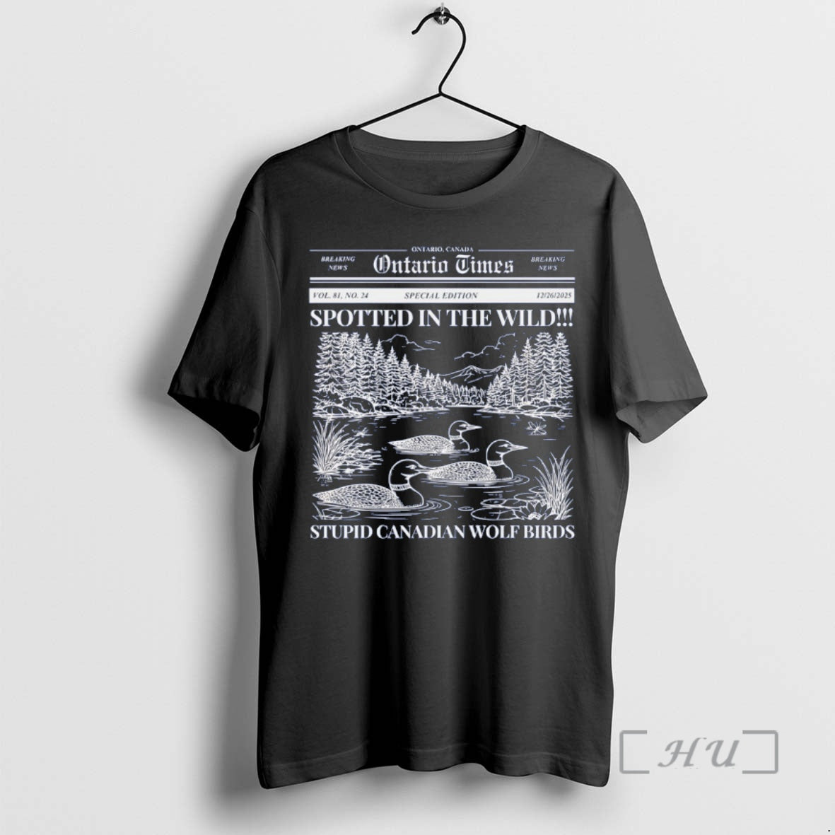 Officials Spotted In The Wild Stupid Canadian Wolf Bird Heated Rivalry Inspired Premium T Shirts Hoodie, Sweatshirt