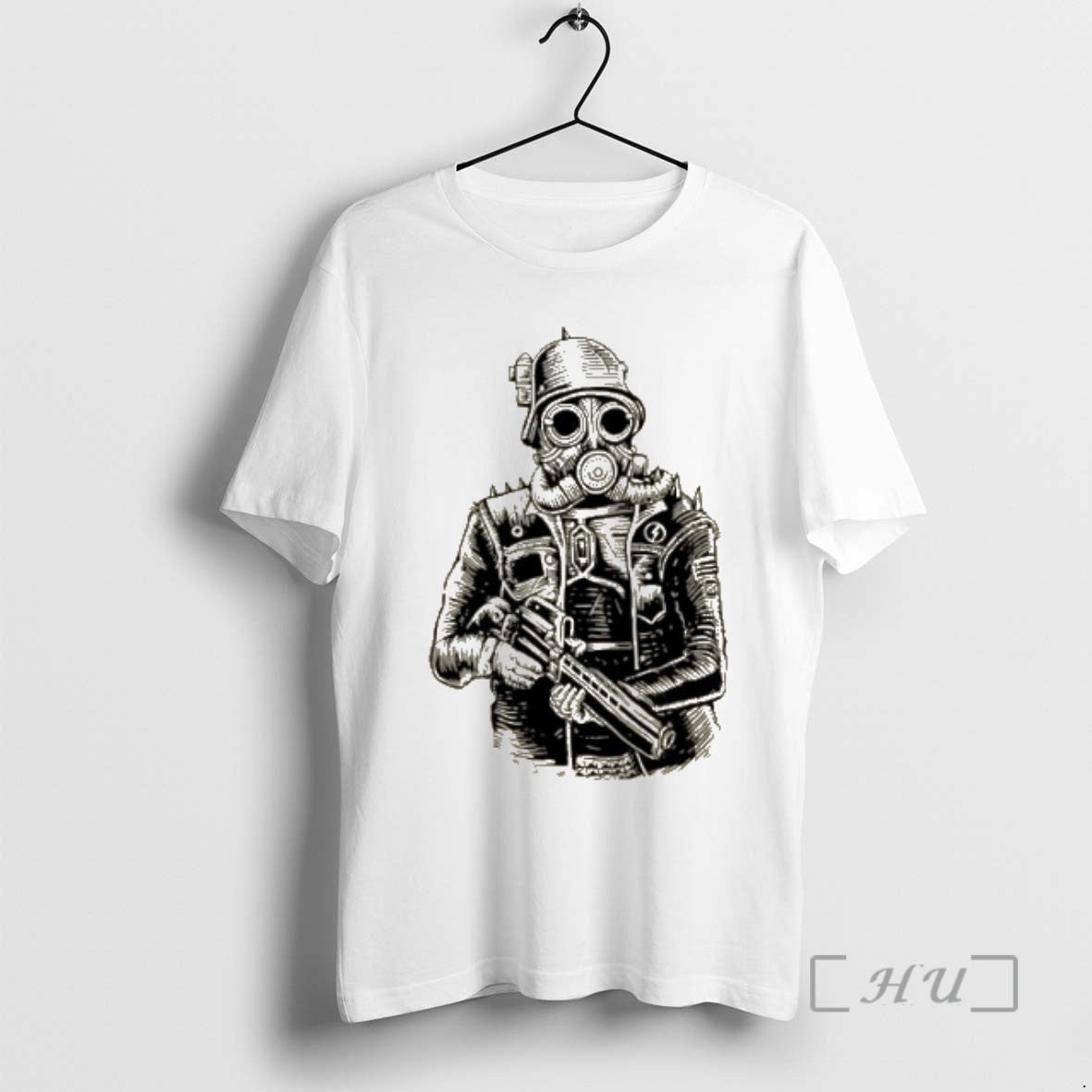 Officials Steampunk Soldier Gas Mask Rifle T-Shirts, Hoodie, Sweatshirt | PrintMintTees.com