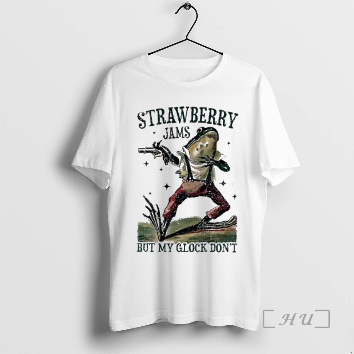 Officials Strawberry Jams But My Glock Dont Frog Gun T-Shirts, Hoodie, Sweatshirt | PrintMintTees.com