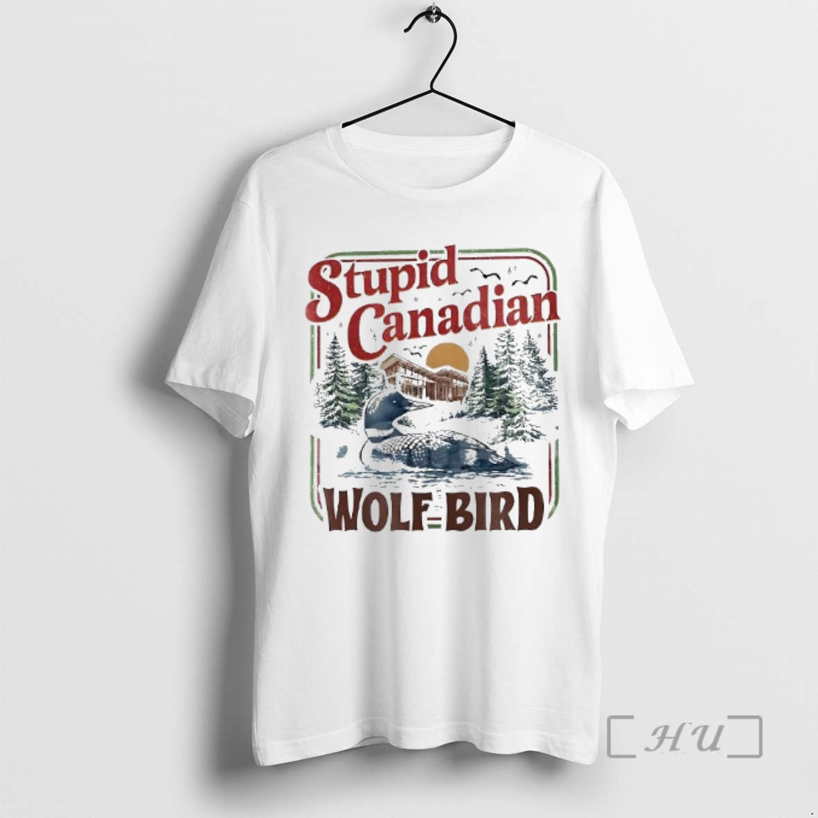 Officials Stupid Canadian Wolf Bird Heated Rivalry Hockey Romance Woman T-Shirts, Hoodie, Sweatshirt | PrintMintTees.com