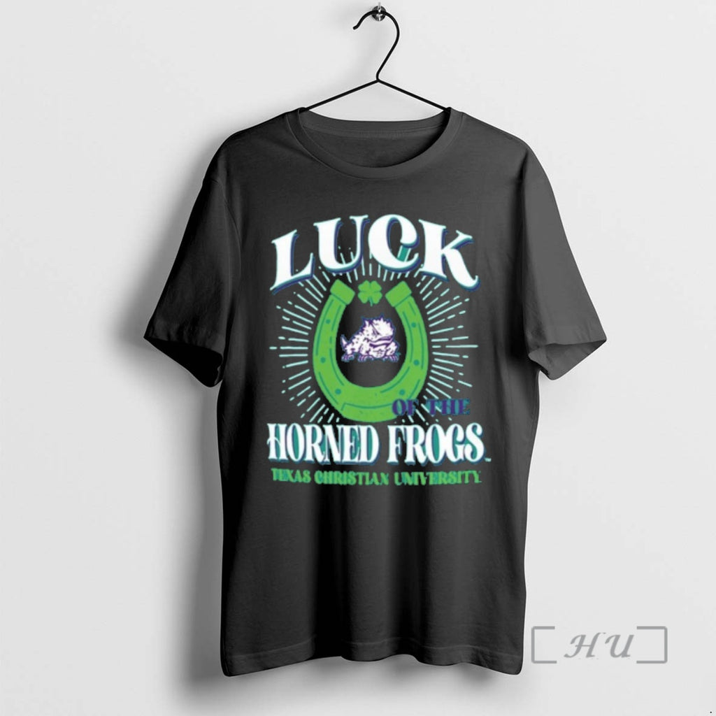Officials Tcu Horned Frogs Luck Of The Frogs T-Shirts, Hoodie, Sweatshirt | PrintMintTees.com