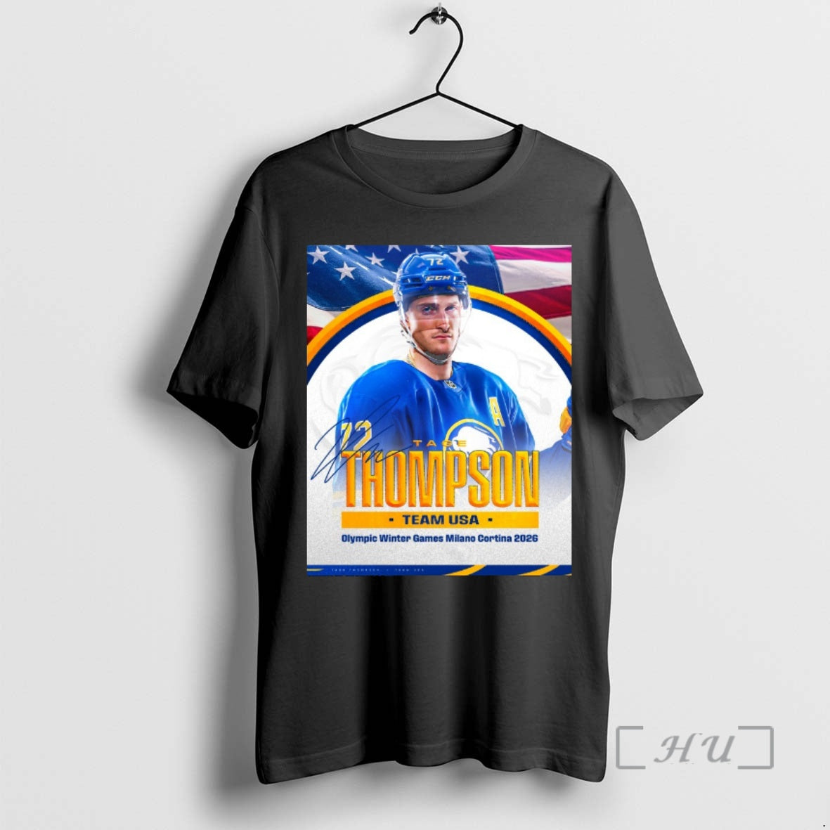Officials Tage Thompson Team Usa Olympic Winter Games Milano Cortina 2026 Signature Premium T Shirts Hoodie, Sweatshirt