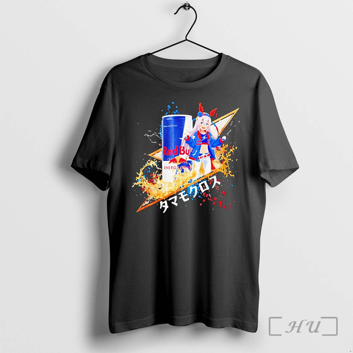 Officials Tamamo Cross Uma Musume Red Bull Energy Drink Mashup Tee Premium T Shirts Sweater