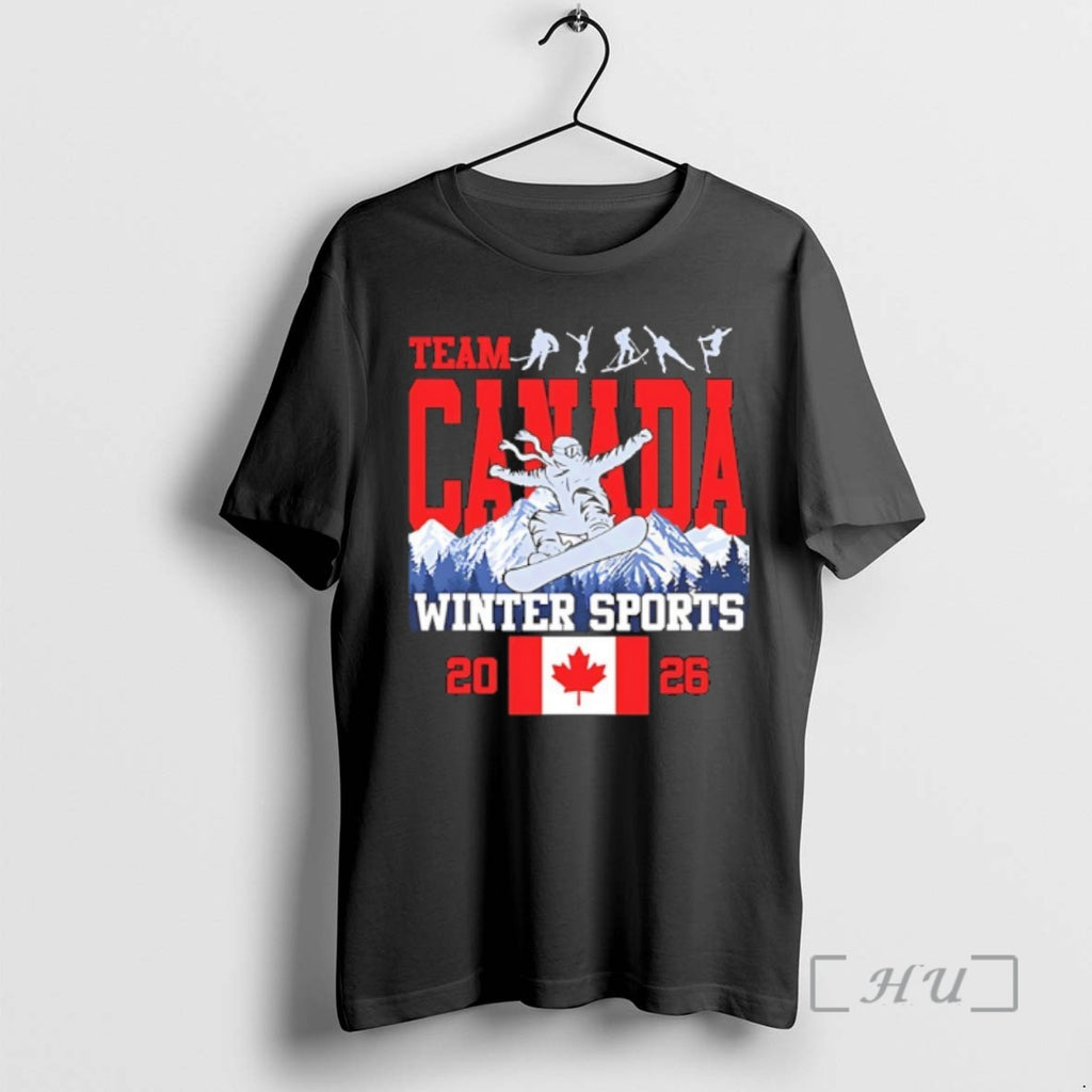 Officials Team Canada Winter Sports 2026 T-Shirts, Hoodie, Sweatshirt | PrintMintTees.com