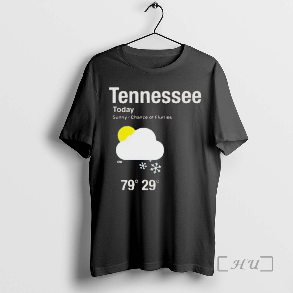 Officials Tennessee Today Sunny Chance Of Flurries T-Shirts, Hoodie, Sweatshirt | PrintMintTees.com