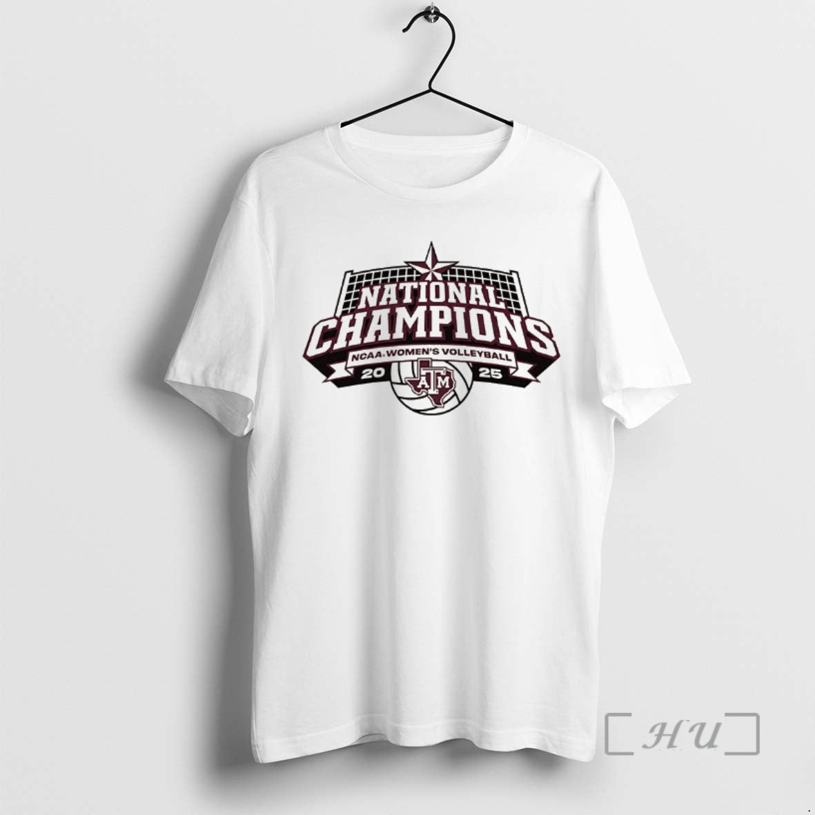 Officials Texas Am Ncaa Womens Volleyball 2025 National Champions Logo T-Shirts, Hoodie, Sweatshirt | PrintMintTees.com