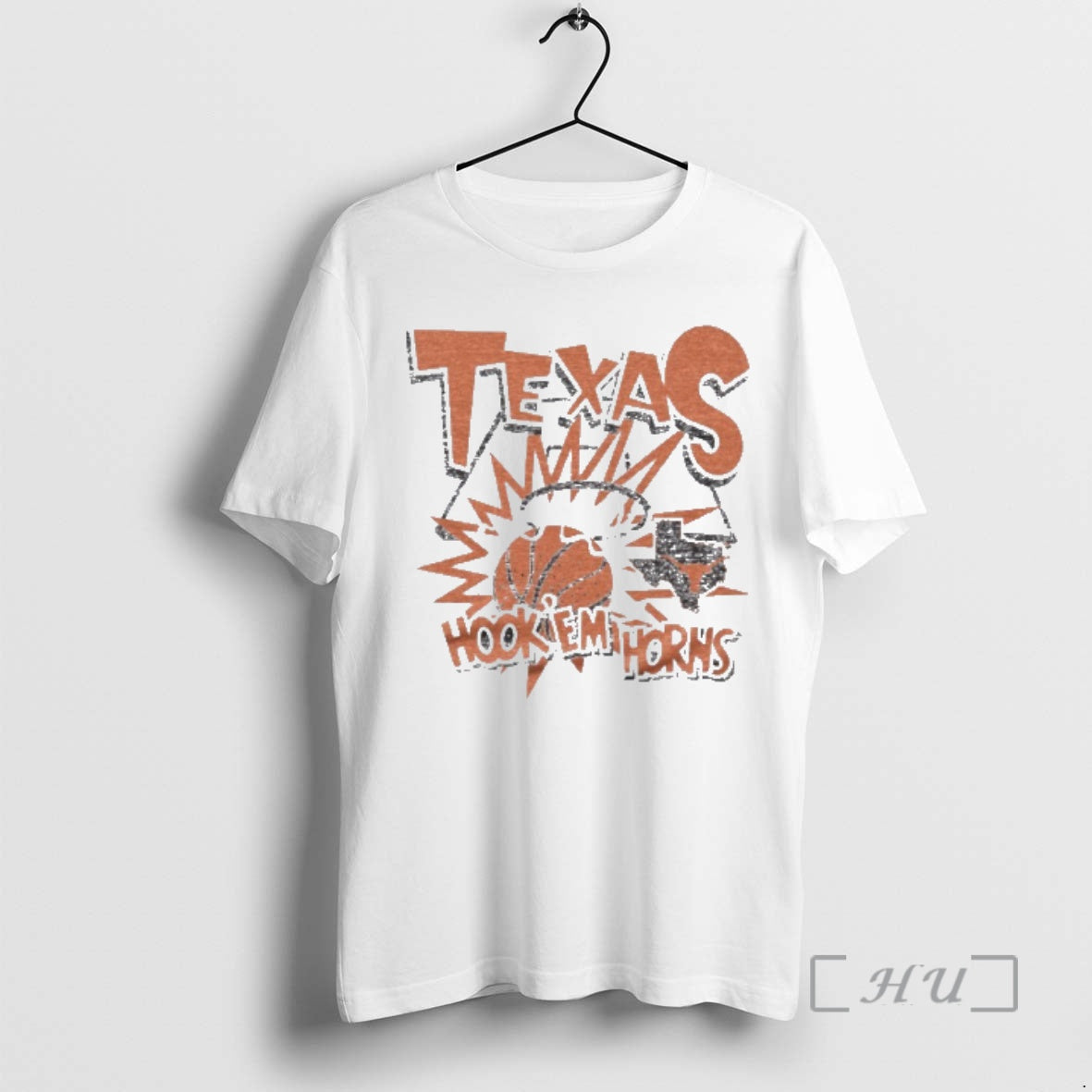 Officials Texas Longhorns Nba Slam Hook Em Horns T-Shirts, Hoodie, Sweatshirt | PrintMintTees.com