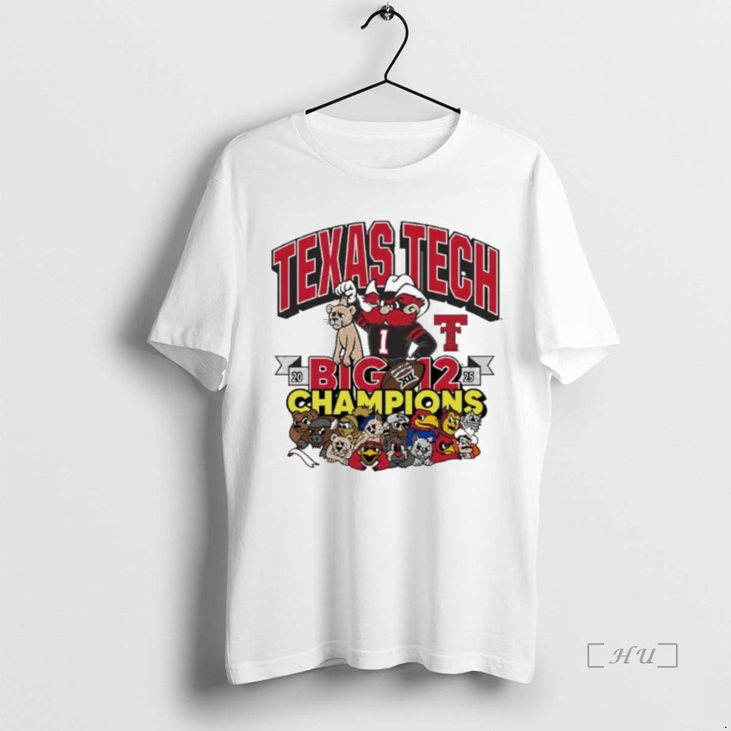 Officials Texas Tech Football Big 12 Championss Defeat Big 12 Mascot Premium T Shirts Sweater Hoodie, Sweatshirt
