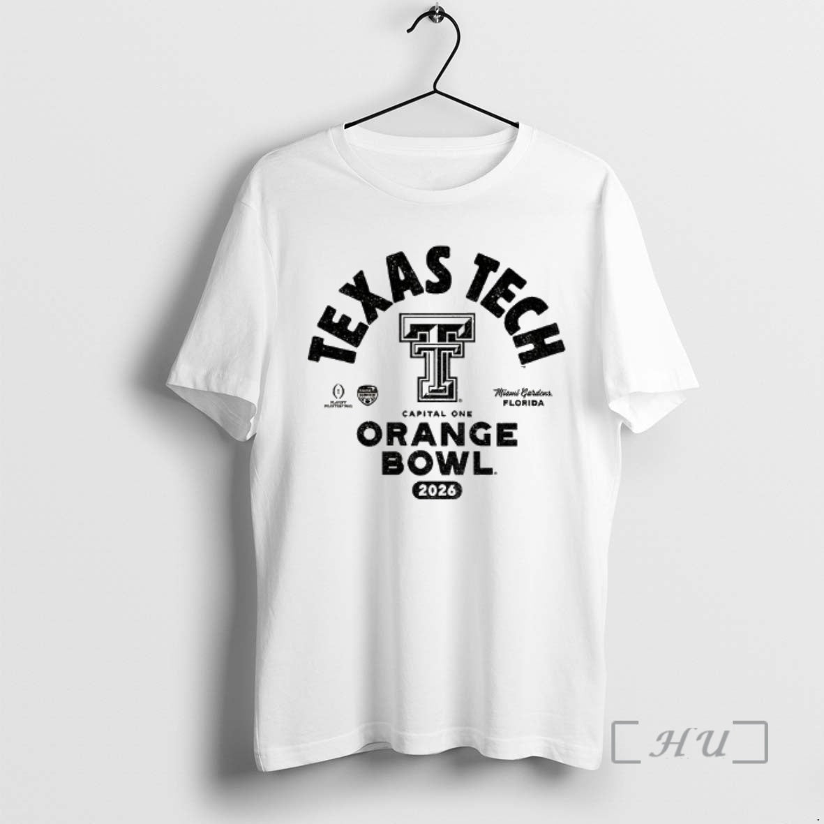 Officials Texas Tech Red Raiders 2026 Capital One Orange Bowl Bound Logo Premium T Shirts Hoodie, Sweatshirt