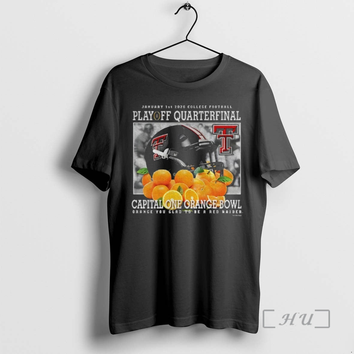 Officials Texas Tech Red Raiders 2026 Capital One Orange Bowl Playoff Quarterfinal Premium T Shirts Hoodie, Sweatshirt