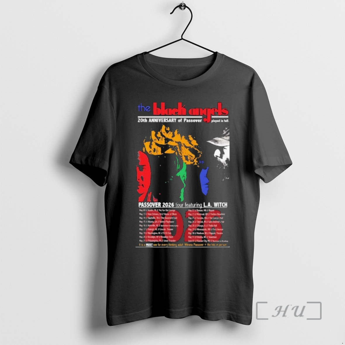 Officials The Black Angels 20th Anniversary Of Passover 2026 Tour T-Shirts, Hoodie, Sweatshirt | PrintMintTees.com
