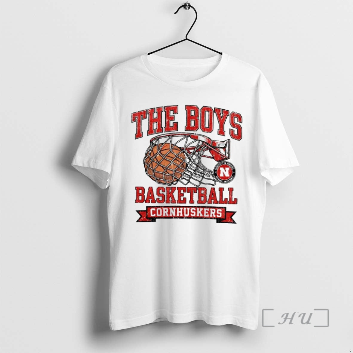 Officials The Boys Basketball Cornhuskers Logo Woman T-Shirts, Hoodie, Sweatshirt | PrintMintTees.com