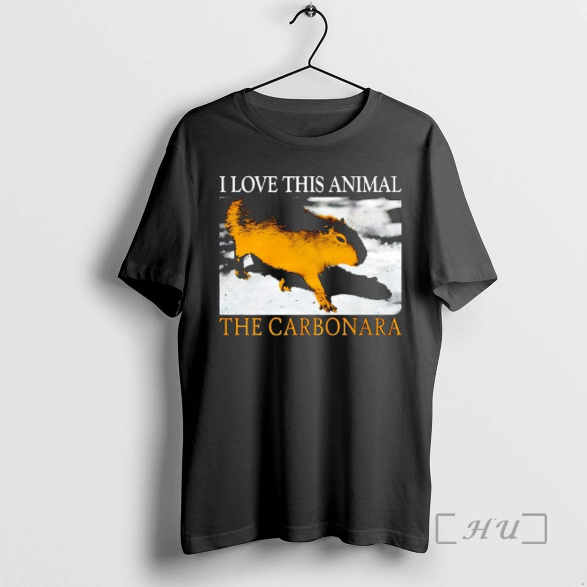 Officials The Carbonara Capybara I Love This Animal Graphic T-Shirts, Hoodie, Sweatshirt | PrintMintTees.com